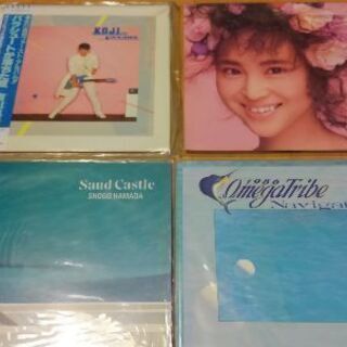 LPレコード＊浜田省吾＊吉川晃司＊松田聖子＊オメガトライブ＊4枚...