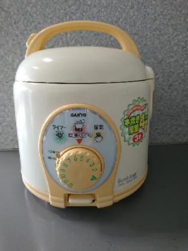 SANYO 炊飯器 ECJ-AT3 \n3合炊 中古品になります。