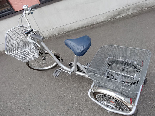 ☆サイクルワゴン☆三輪自転車 切替付き 20インチ カゴ2個（前/後）