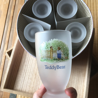 (新品) テディベアのグラス 5個セット
