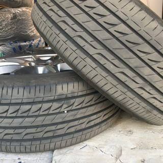 シュナイダー17インチ タイヤ付き 4本セット 値下げの画像