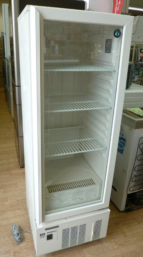 2018年 ホシザキ 小型冷蔵ショーケース 135L USB-50BTL1 業務用 店舗用 冷蔵庫 幅50×奥行51.5×高さ150.5cm ホワイト ガラス扉 ☆PayPay(ペイペイ)決済可能 ☆ 札幌市 清田区 平岡