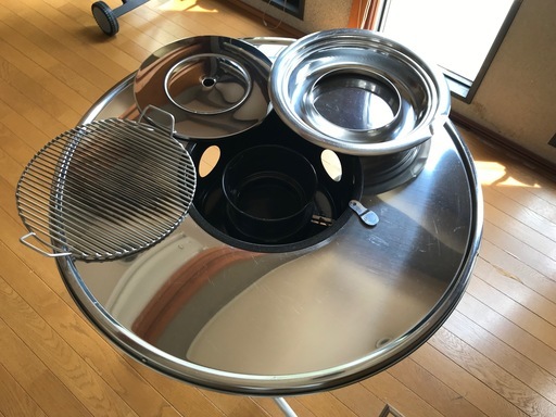 値下げしました！【再入荷！】韓国製バーベキュー丸テーブル