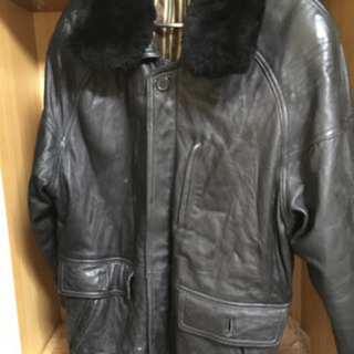 メンズ・牛皮革コート・Mサイズ