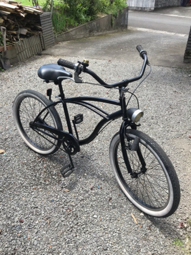 お取り引き感謝【格安処分中】２４インチ・ビーチクルーザー・中古