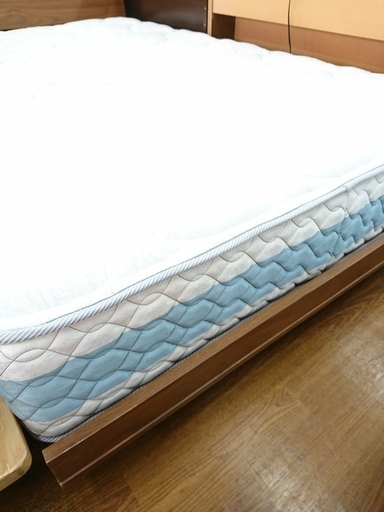 ニトリ　ダブルベッド　フランスベッド　【トレファク　川越店】【家具　家電】
