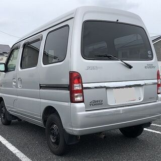 スズキ エブリィ バン ジョインターボ ＤＸ－２ ハイルーフ ４ＷＤ タービン交換済み シルバー ＥＴＣ 軽 軽バン ケッパコ 軽箱 DA62の画像