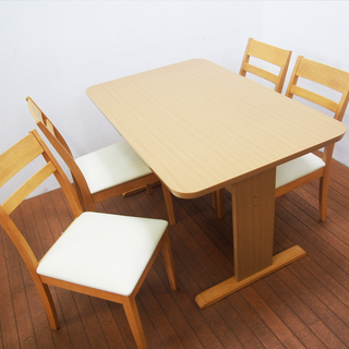 【使用3ヵ月】美品 ダイニングセット ダイニングテーブル + イ...