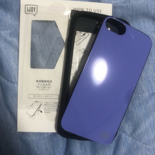 i joy iPhone8/7/6s/6カバー パープルの画像