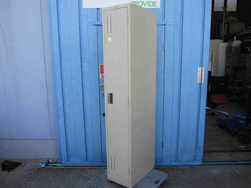 1人用ロッカー　アイボリー色　Ｗ315ｍｍ