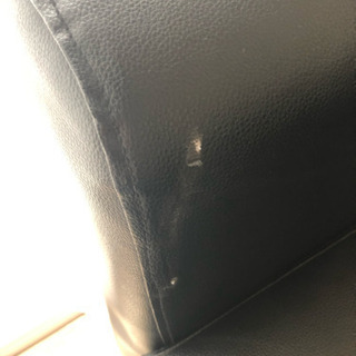 黒 2人掛けソファの画像