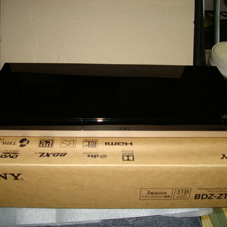 ★美品・中古品★Sony ブルーレイレコーダー★ BDZ-ZT3500 / 3TB / ３番組同時録画 / 外付けHDD・SeeQVault接続対応等 17年製★