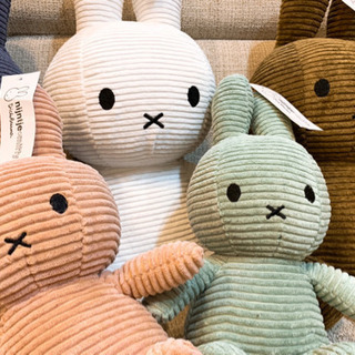 ミッフィー miffy ぬいぐるみ コーデュロイ シンプルの画像