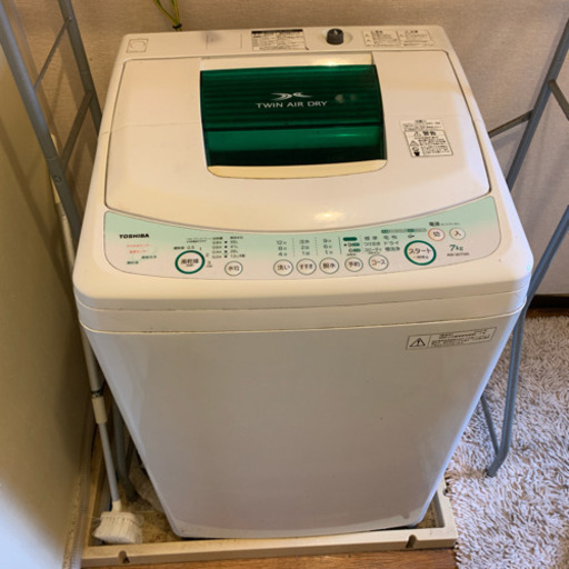 【配送可能】TOSHIBA 7kg 洗濯機 東芝 AW-307