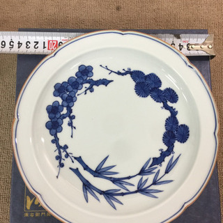 [エイブイ]源右衛門、平皿未使用品ですの画像