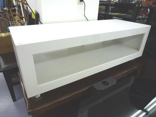 PayPay可 手稲リサイクル  テレビボード テレビ台 白 ローボード 鏡面￥8,800