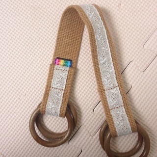 フェリシモ 風呂敷バンド 風呂敷 バッグ持ち手 和装 バッグ レース 風呂敷がバッグに変身 和楽美（わらび） ウオーク社 コラボの画像