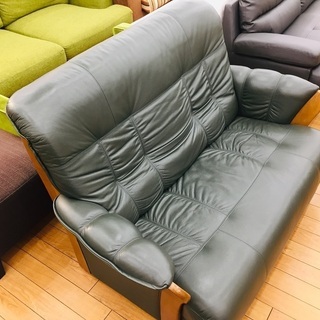 トレファク鶴ヶ島店】浜本工芸 2人掛けソファー