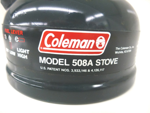 PayPay可 手稲リサイクル Coleman/コールマン MODEL 508A STOVE シングルストーブ アウトドア キャンプ 防災 コンロ ￥9,800-