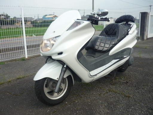 ヤマハ　マジェスティ250　SG03J　3連　パールホワイト　エンジン実働　鍵書類あり