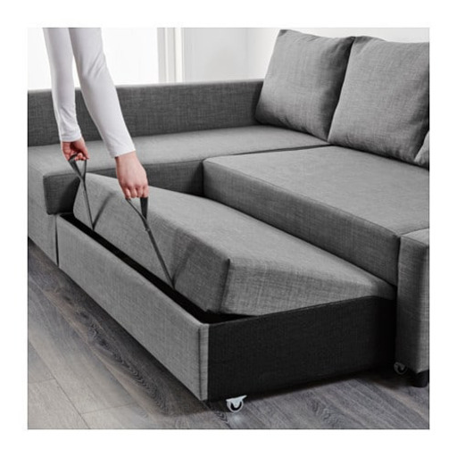 【IKEA】コーナーソファベッド 収納付き (幅230cm)　ソファ