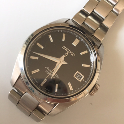 美品 セイコー SEIKO メンズ 腕時計 メカニカル SARB033 ブラック