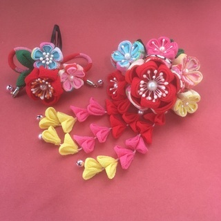 つまみ細工講座　成人式、七五三簪講座の画像