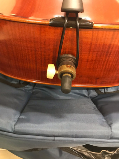 チェロ(2012年製)&ケース、整備用品、弓、教本セット