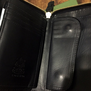 CORBO コルボ 折り財布 ネイビーの画像