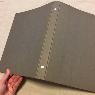 【交渉中】無印良品 B5 バインダー ファイル クリアポケット セットの画像