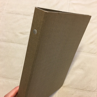 【交渉中】無印良品 B5 バインダー ファイル クリアポケット セットの画像