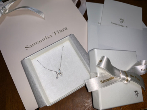 Samantha Tiara フラワーレターズ イニシャルネックレス【N】