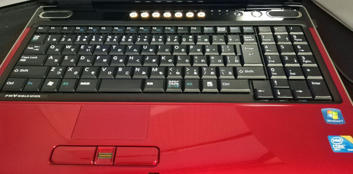 終了【中古美品】富士通 FMV-BIBLO NFG70 FMVNFG70R(レッド)