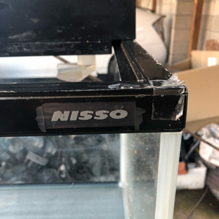 ニッソー 90×45×45 水槽、水槽台、上部濾過セット