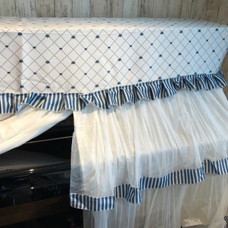 新品 アップライトピアノカバー  イスカバー付き の画像