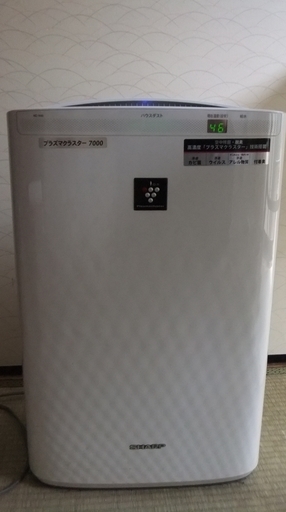 中古 シャープ加湿空気清浄機 プラズマクラスター7000