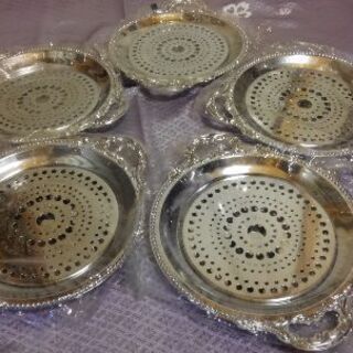 水切りトレイ＊フルーツトレイ＊喫茶店什器＊レトロ＊未使用＊美品