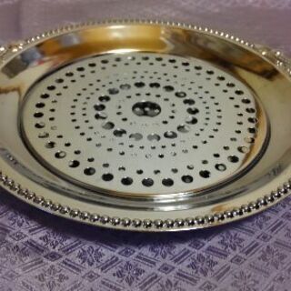 水切りトレイ＊フルーツトレイ＊喫茶店什器＊レトロ＊未使用＊美品の画像