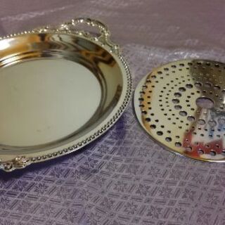 水切りトレイ＊フルーツトレイ＊喫茶店什器＊レトロ＊未使用＊美品の画像
