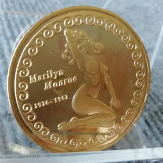 ■マリリン・モンロー記念メダル★エナメル加工 24KP 1金メダ...