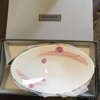 Inacheve大皿2枚セット バラ柄