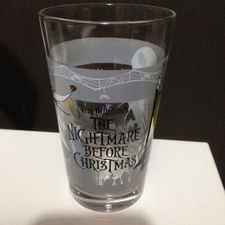 ディズニーストア ナイトメアー・ビフォア・クリスマス ガラスコップの画像