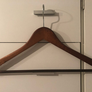 木製ハンガー33本差し上げますの画像