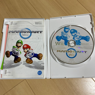 Wii マリオカート ハンドル セットの画像