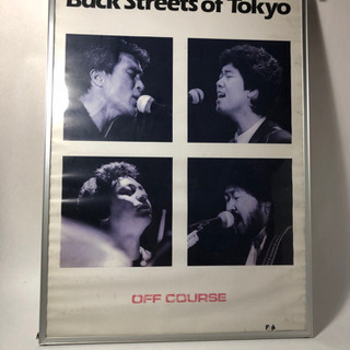 オフコース バックストリーツオブトーキョー 額入りポスター