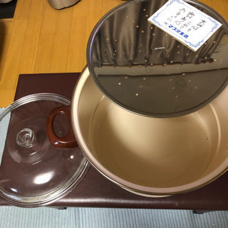 ホーロー 蒸し器 兼 鍋の画像