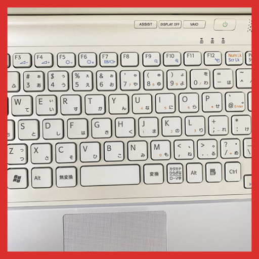 SONY B5 ノートPC Win10 Core i3 4GB 500GB