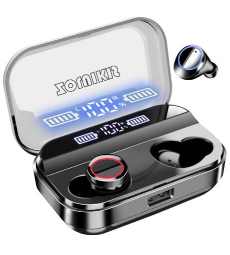 【新品未使用】Buetooth ワイヤレスイヤホン 高音質  防水 IPX7 PSE認証済