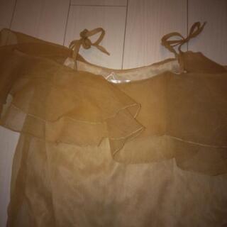 オーガンジートップス新品の画像