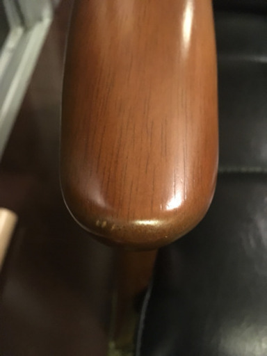 カリモクKチェア黒2シーター
